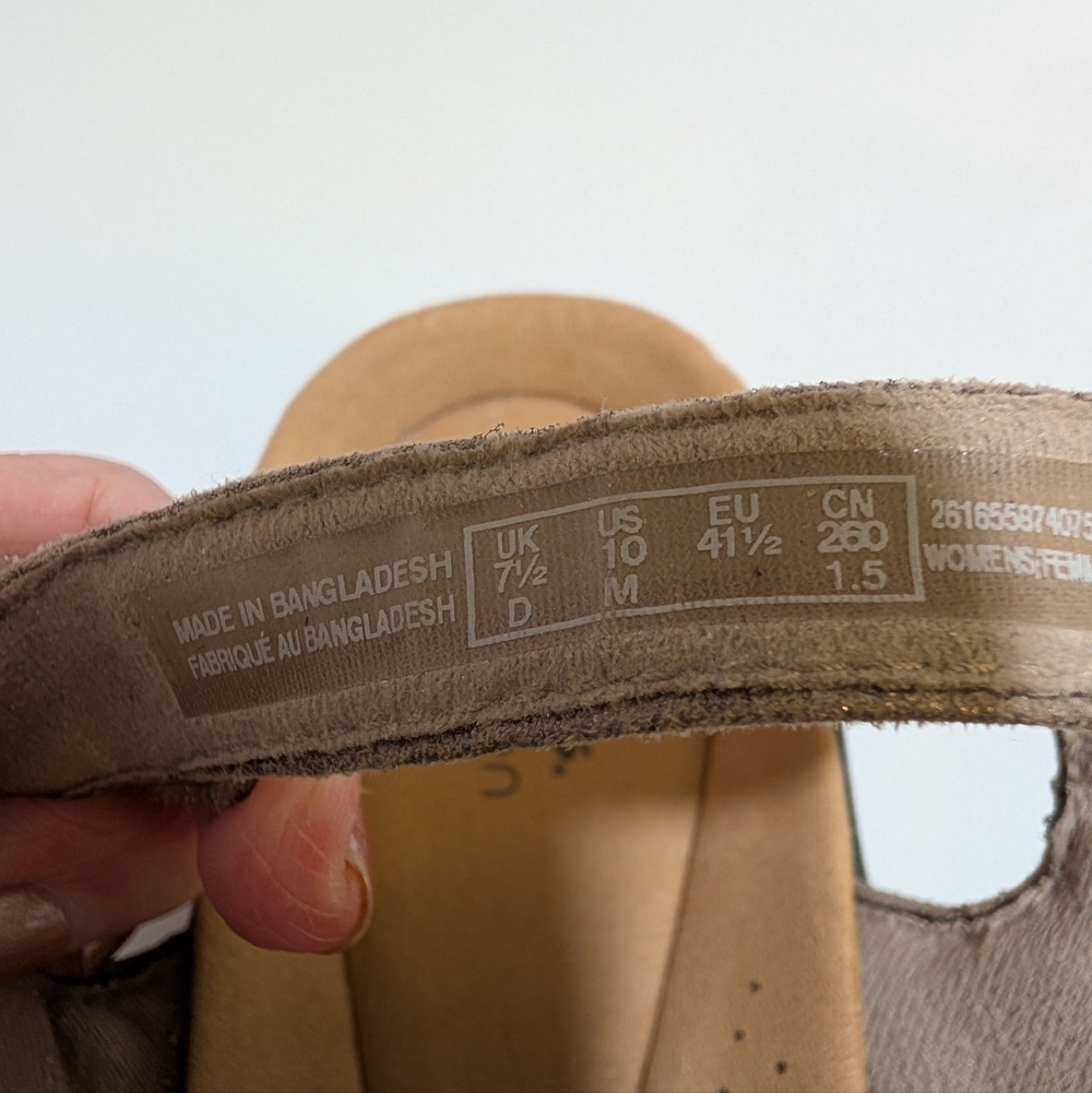 Clarks Sandals. Size 10 - Picture 5 of 6